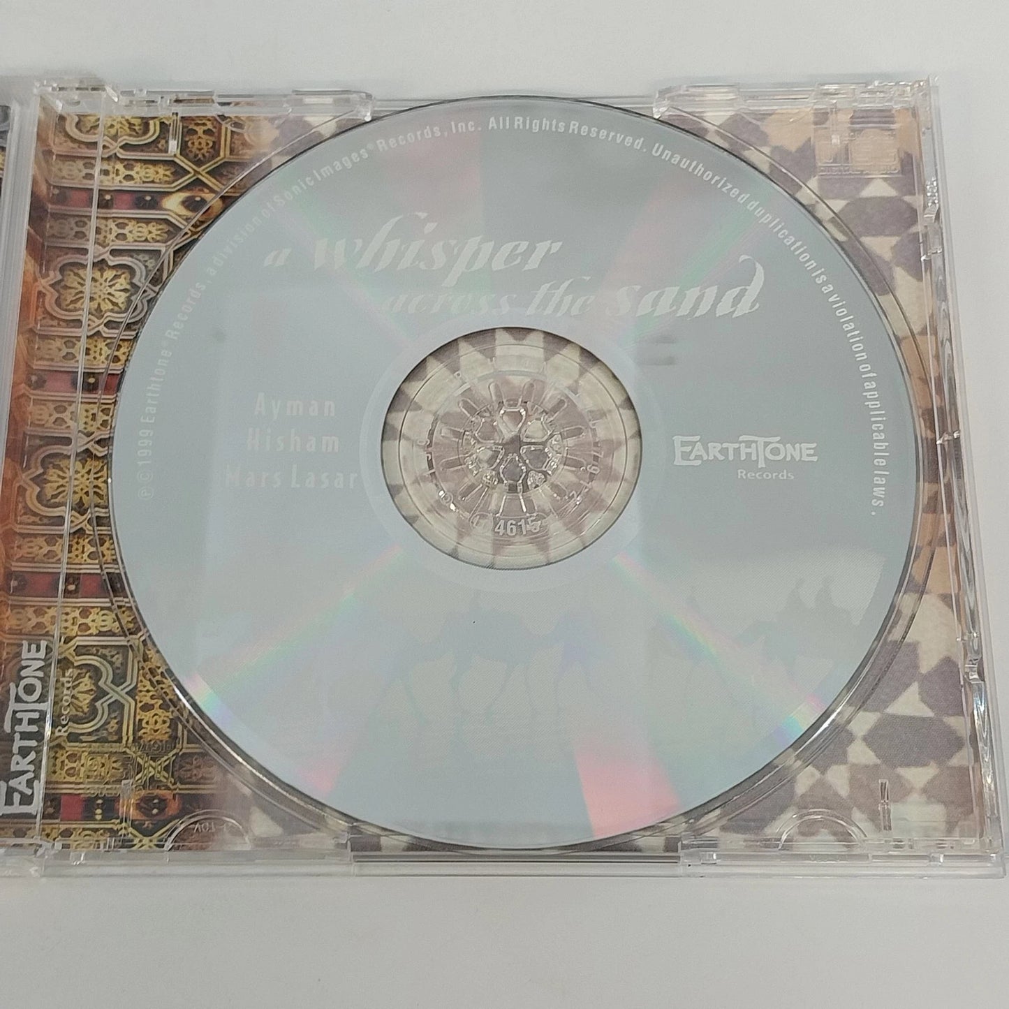 Ayman Hisham Mars Lasar A Whisper Across the Sand CD 1999 New Age Ambient