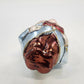 Humpty Dumpty Christmas Ornament Nursery Rhyme 6.5" Hand Painted Blown Glass Vtg