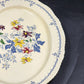 Ridgway’s Cornwall Oval Platter 14" Blue Gadroon Edge Floral Center Sheldon UK