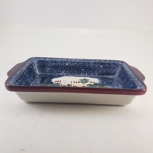 Holiday Mountain Lodge Handled Casserole Dish Cook's Bazaar