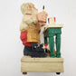 David Frykman Santa at His Workbench Music Box Toyland DF1201M