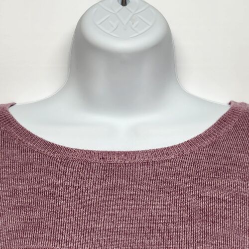 Croft & Barrow Women's XL Purple Pullover Knit Sweater Long Sleeve Crew Neck