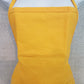 Fame Fabrics F2 Yellow Bib Apron 2 Pocket 21x18 Poly Cotton