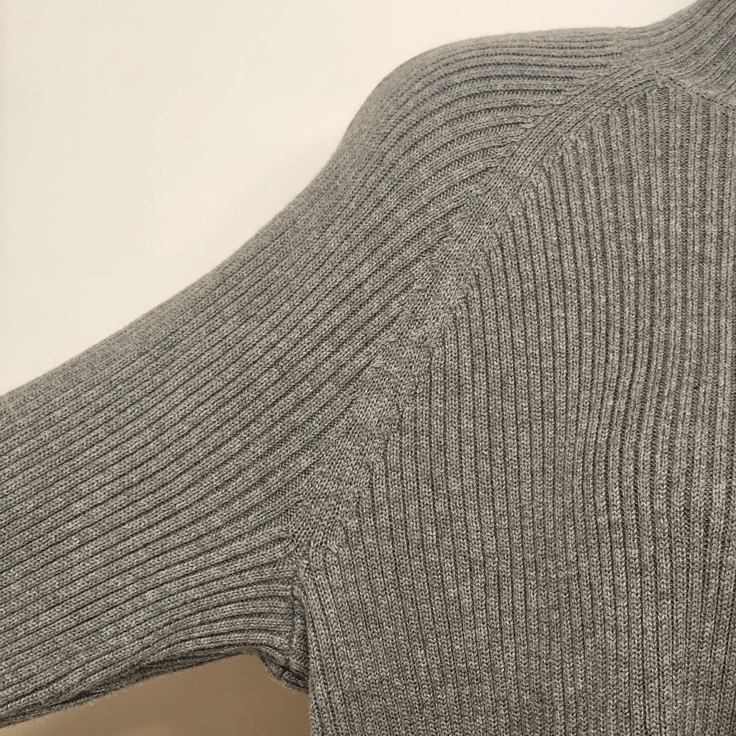 Studio Works Gray Cable Knit Turtleneck Sweater Women L