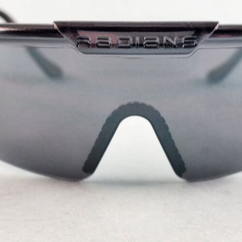 Radians Vector CL0160ID Silver Mirror Lens Safety Glasses Telescope Temple Z87.1