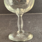 4 Pedestal Wine Cocktail Glass Stemware Clear Self Footed Unbranded 1970s 1980s