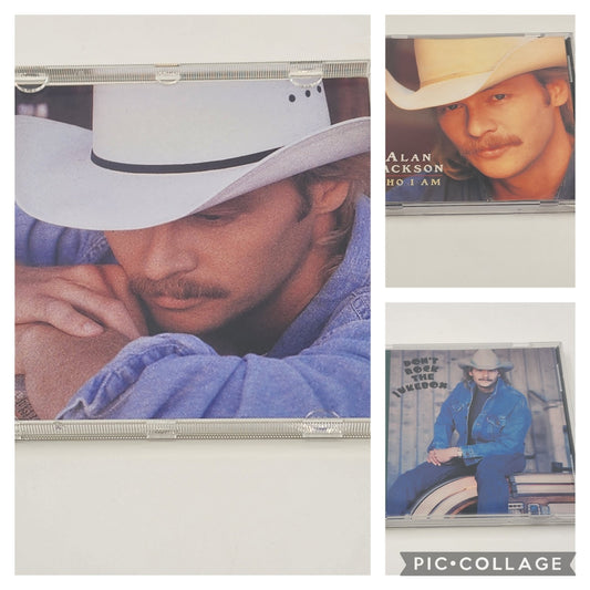 Lot of 3 Alan Jackson Different List CD Collection Limited Edition Arista Record