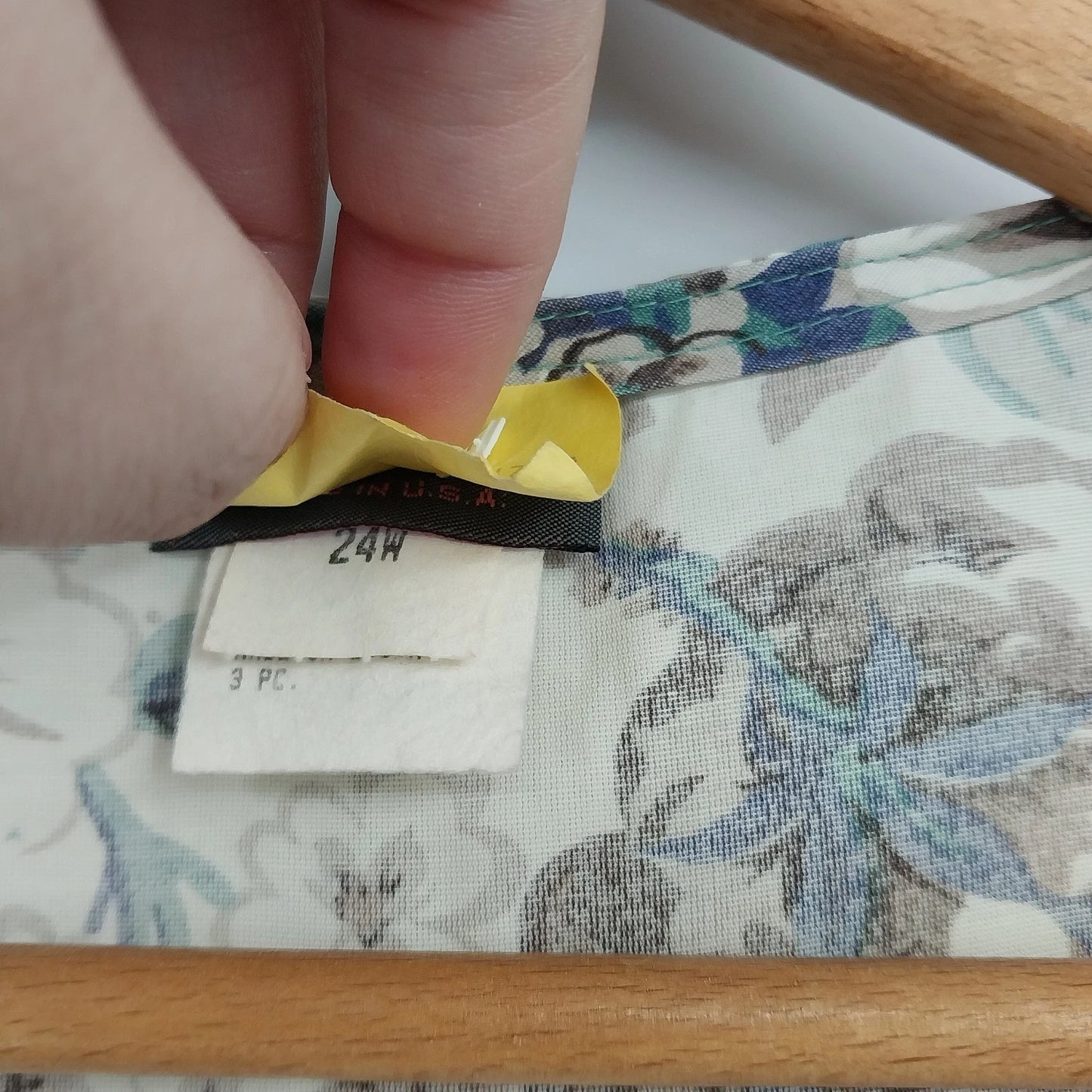 Tina Barrie Women's Vest 24W Plus Size Mint Green White Lace Floral Back Vtg