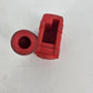 London Bus Red Rubber Mini Toy Bus Stop Figurine England Souvenir Vintage