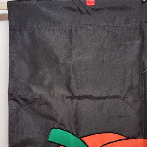 Pumpkin Jack O Lantern Halloween Double Sided Garden Yard Flag 40" x 27.5" EUC