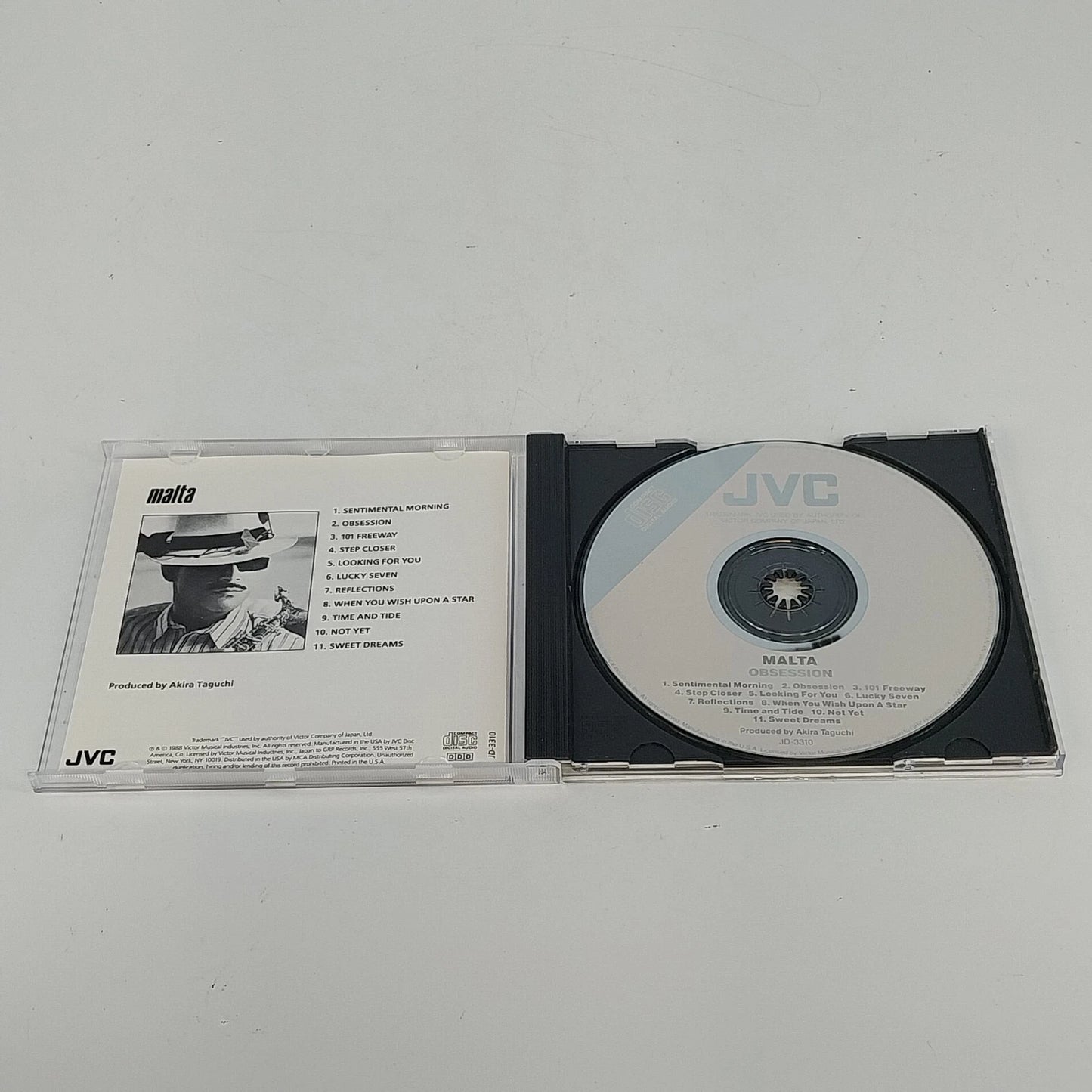 Malta Obsession CD JVC World Class Music Smooth Jazz Contemporary Jazz 1988