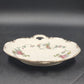 Haviland Limoges "Rebecca" Round Serving Tray – 10" Porcelain with Scalloped Edge, Raised Trellis & Rose Floral Design – Vintage French Tableware
