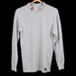 Nike Pro OSU Buckeyes Compression Shirt White Men's M Mock Neck Long Sleeve