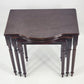 3 Traditional Mahogany Nesting Tables From Bombay Company 22" x 15" x 20" Tall