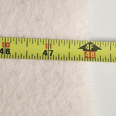 Khaki Beige Felt Fabric 48" x48 Wool Blend Pad Crafts Sewing DIY Projects AS IS