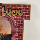 Raphael Tuck 10" Black Cat 1950s Cardboard Plaque Good Luck Art England Vintage