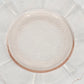 Vintage American Sweetheart Pink Depression Glass Bread Plates Set
