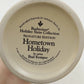 Budweiser Holiday Stein Hometown Holiday Ceramarte Clydesdales Vtg Mug Cup 1993