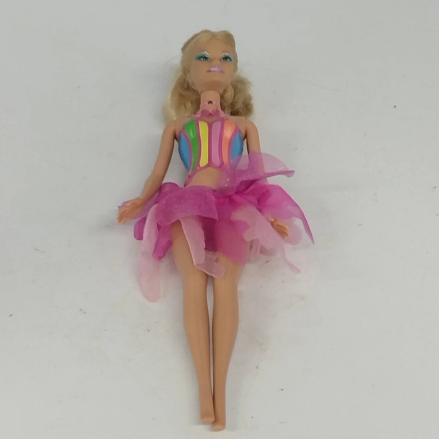 Mattel Barbie Elina Doll Pink Dress Fairytopia 2004 No Wings Magic of th Rainbow