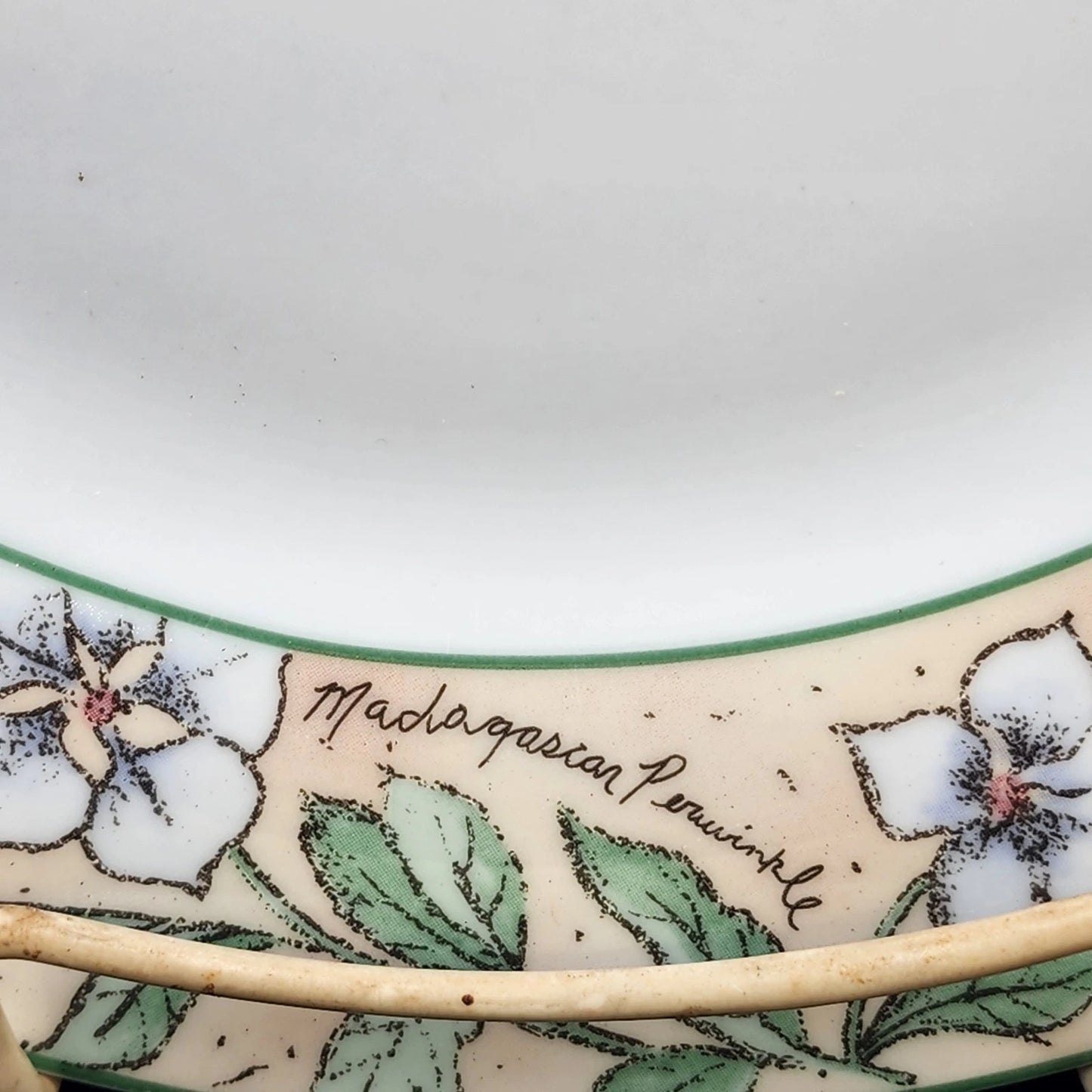 Sakura Sachet Dinner Plates 10.5" Set of 2 Sue Zipkin Herbs Floral 1996 Vintage