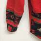 Bugle Boy Southwestern Fleece Shirt Jacket Mens Large Navajo Print Polyester 90s