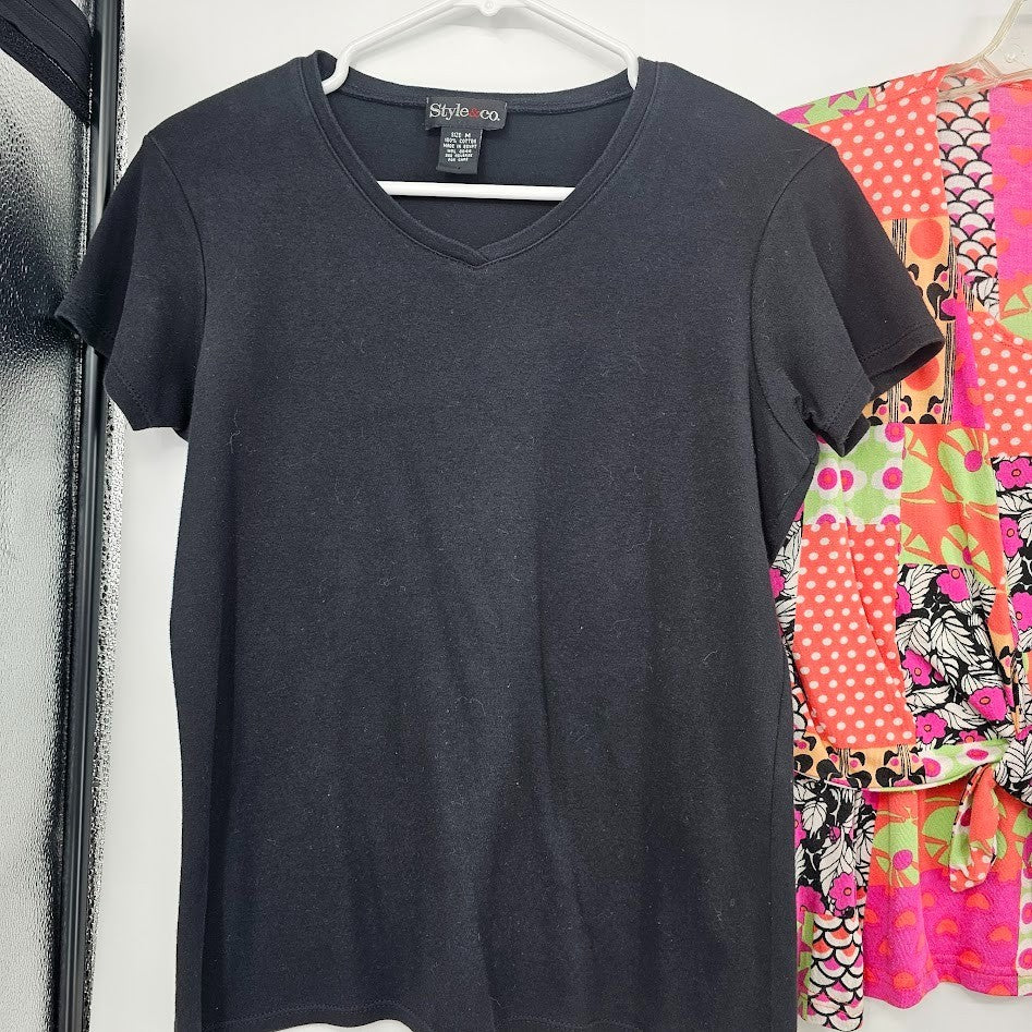 5 Pc Women’s Tops Sweaters Lot Size Medium Dolcetti Jaipur KiKit Style & Co Y2K Casual, 1990s