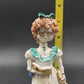 Beuciui Italy Capodimonte Figurine Girl w Glasses & Book Limited Edition 31/2500