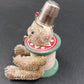 Hallmark Keepsake Christmas Ornament 2002 THREADBEAR Fabric Wood and Metal