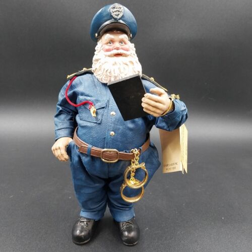 Kurt Adler KSA Policeman Santa Officer Claus Fabriché Collectible Figurine 1994