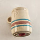 Pepper Shaker McCoy USA Stonecraft Pottery Ceramic Pink Blue Stripe Crazed