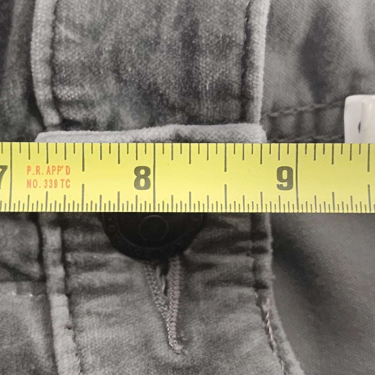 Lauren Conrad Grey Pants Suede-Like Women's XS Soft Stretch Cotton Spandex 28"