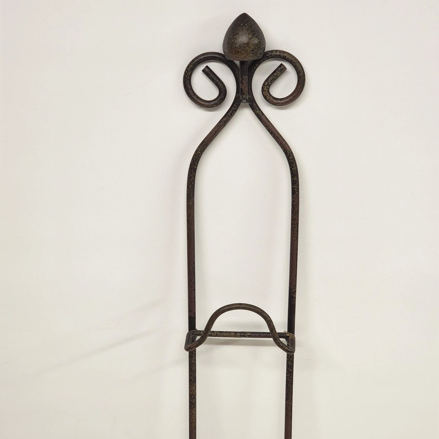 Wrought Iron Plate Wall Hanger Vegetable Plates 4 Pc Set Kitchen Display Decor