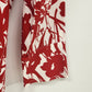 Avenue Stretch Women's Plus 18/20 Red White Tropical Floral Shirt Cotton Button