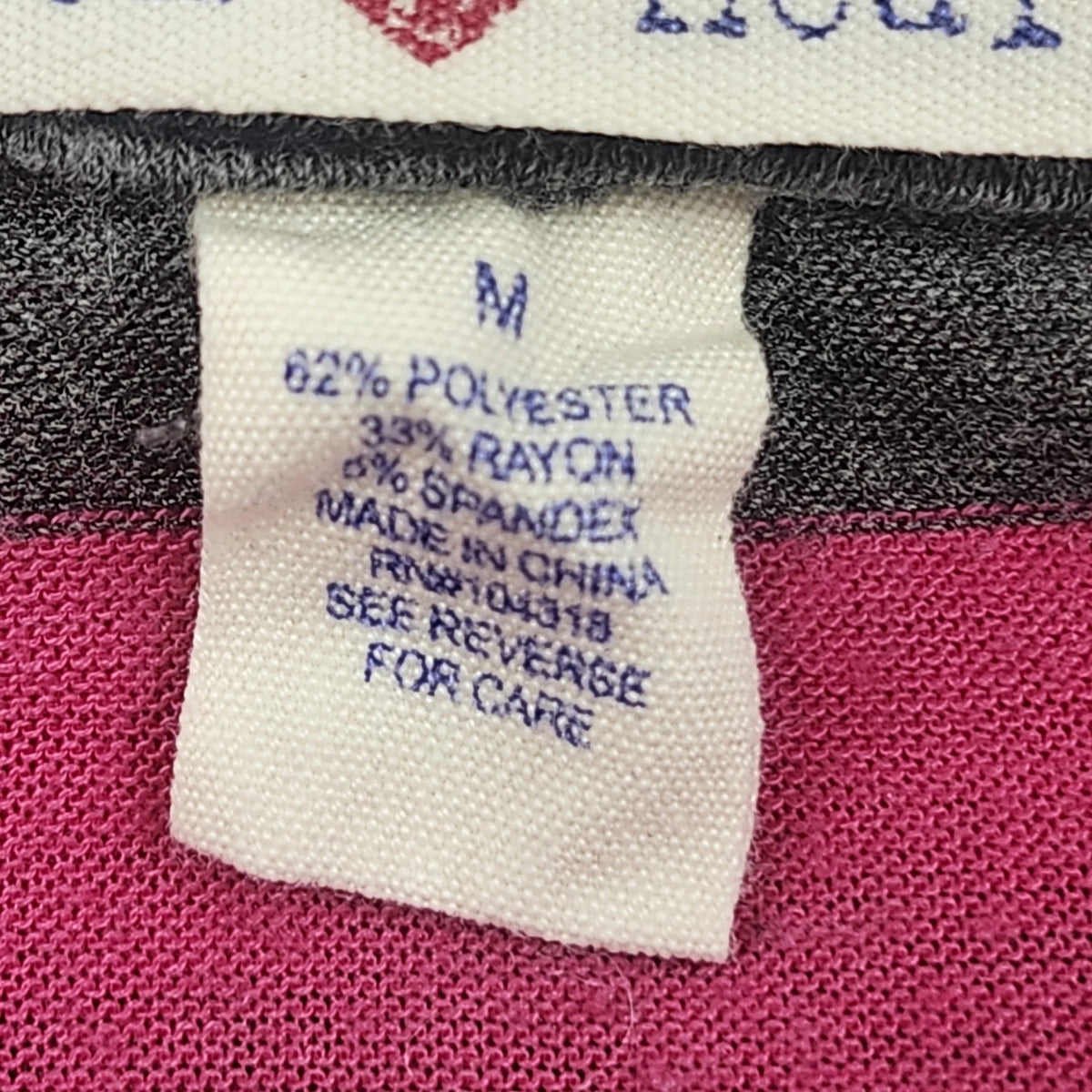 Derek Heart Hoodie Pullover Pink Striped Women's Medium Far Beyond Expectation