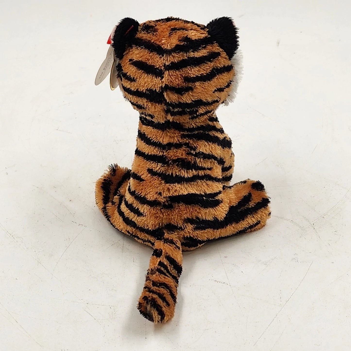 Ty Beanie Babies Stripers 2011 Tabby Cat Plush Orange Tiger Stripes 6" Polyester