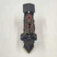 Locomotive Black Train 7.5"x3" Steam Engine 50 Red Wheels Cast Iron Collectible