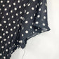 Style & Co Tunic Top Women 14 Black White Polka Dot Long Sleeve Blouse Polyester