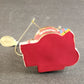The Danbury Mint Christmas Ornament Drummer & Bichon Frise Dog 2008 Vintage