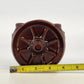 Frankoma 94B Open Sugar Bowl Wagon Wheel Brown Remember Ozark Niroga 1988 Vtg