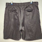 G H Bass Co Mens Black Pleated Shorts 36 Casual Vintage