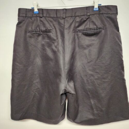 G H Bass Co Mens Black Pleated Shorts 36 Casual Vintage