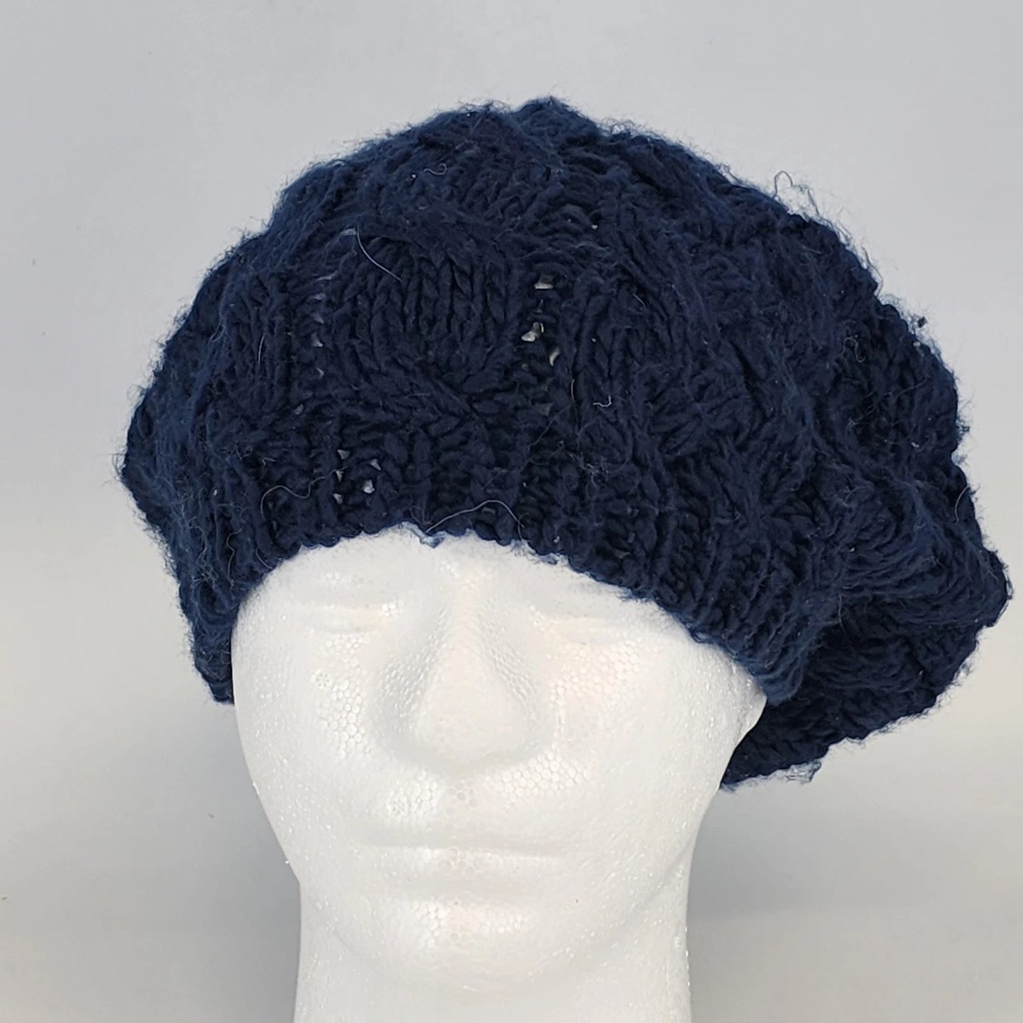 Falls Creek Blue Knit Beanie Hat One Sz Unisex Classic Outdoor Winter Watch Cap