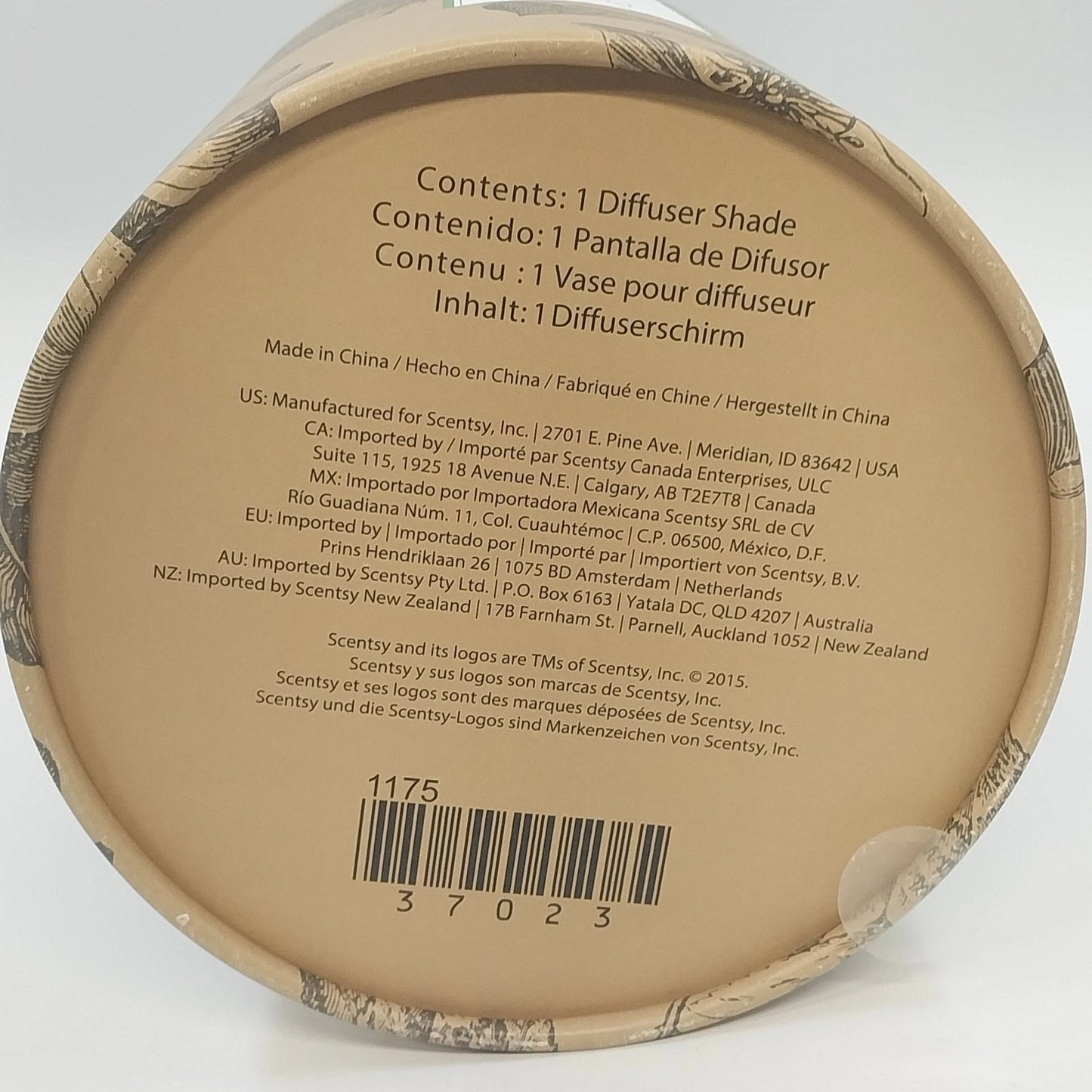 Scentsy Reflect Mercury Glass Diffuser Shade Silver Teardrop with Box 2015 China
