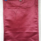 Maroon Table Runner 72x13 Tassels Geometric Pattern