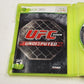 UFC 2009 Undisputed Xbox 360 Console Game & Case THQ Mixed Martial Arts Fighting