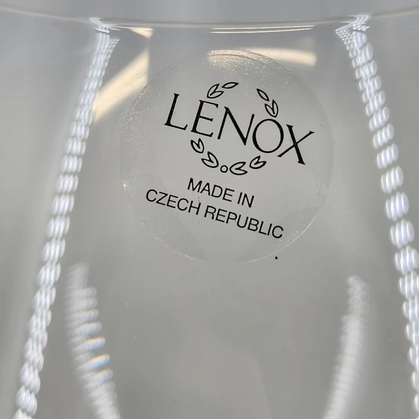 4 Lenox Wine Glasses Set 8.25" Tuscany Classics Crystal Petit Merlot NIB