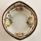 Nippon China Salt Cellar Trinket Dish Hand Painted Gold Floral Butter Pat Bowl