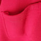 Lauren Brooke Red V Neck Button Sweatshirt Long Sleeve Pockets Woman's Small