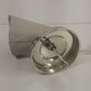 Atomic Cone Wall Lamp Adjustable Neck Chrome MCM Electric Plug-In Works Vintage