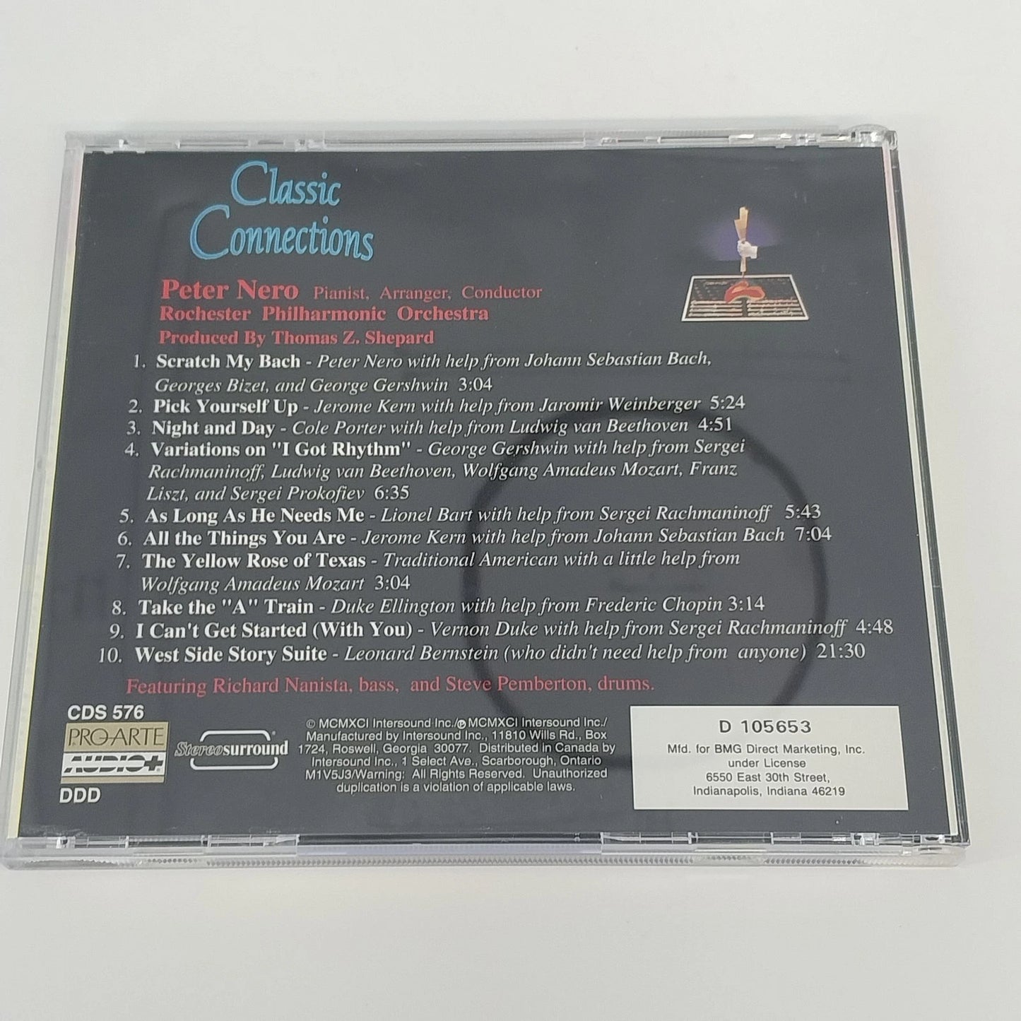 Peter Nero Classic Connections CD 1991 Rochester Philharmonic Orchestra USA Jazz
